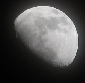 月の写真 Canon PowerShot SX130 ISで撮影